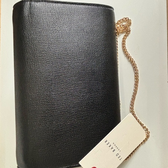 Ted Baker Black Clutch with Gold Accent - Picture 5 of 5